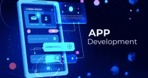 Infographic showing 90% of mobile apps fail within 30 days while India's app market reaches 27.67 billion dollars by 2030