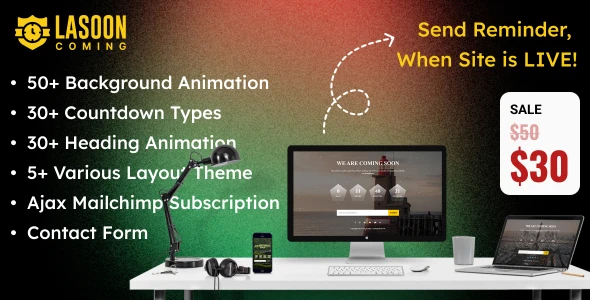 Coming Soon Counter Page / Maintenance Mode WordPress Plugin – Lacoming Soon
