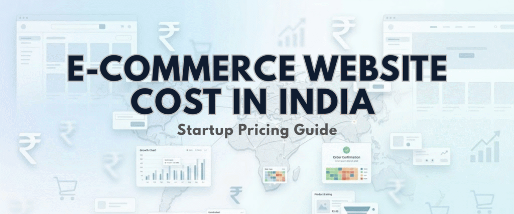 “e-commerce website cost in India + scalable growth benefits”
