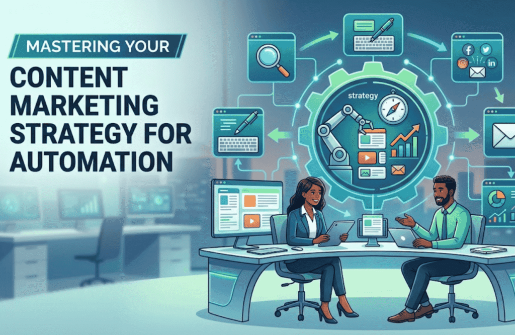 Startup strategy for content marketing automation