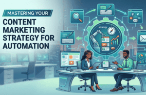 Startup strategy for content marketing automation